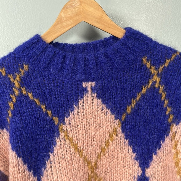 LIMITED EDITION INTARSIA MOHAIR SWEATER - Women - Massimo Dutti size small - Picture 11 of 14